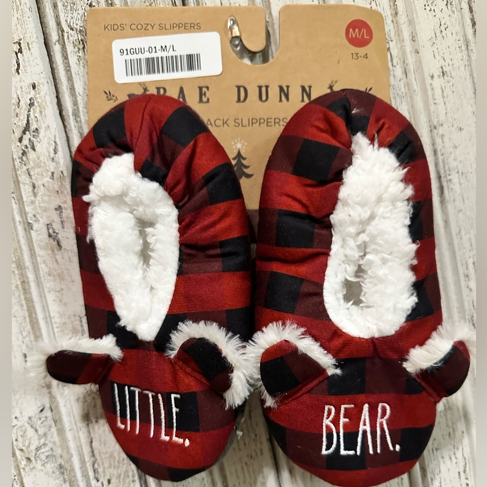 Rae Dunn “Little Bear” slippers